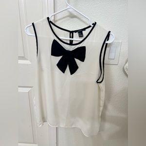 Forever 21-Bow tie shirt